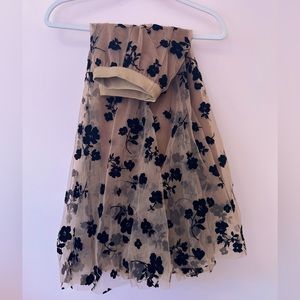 Beautiful velvet printed skirt! Great for holidays or a evening event! NWT